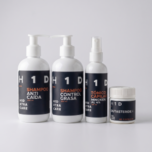 Kit Tratamiento Capilar Avanzado H1D XTRA CARE | Anticaída, Control Grasa + Recuperación Capilar
