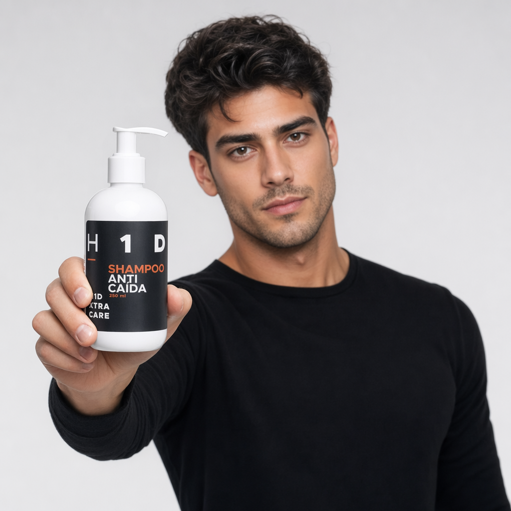 Shampoo Anticaída con Minoxidil Hair In 1 Day | Fortalecimiento y Crecimiento Capilar 250 ml - Imagen 2