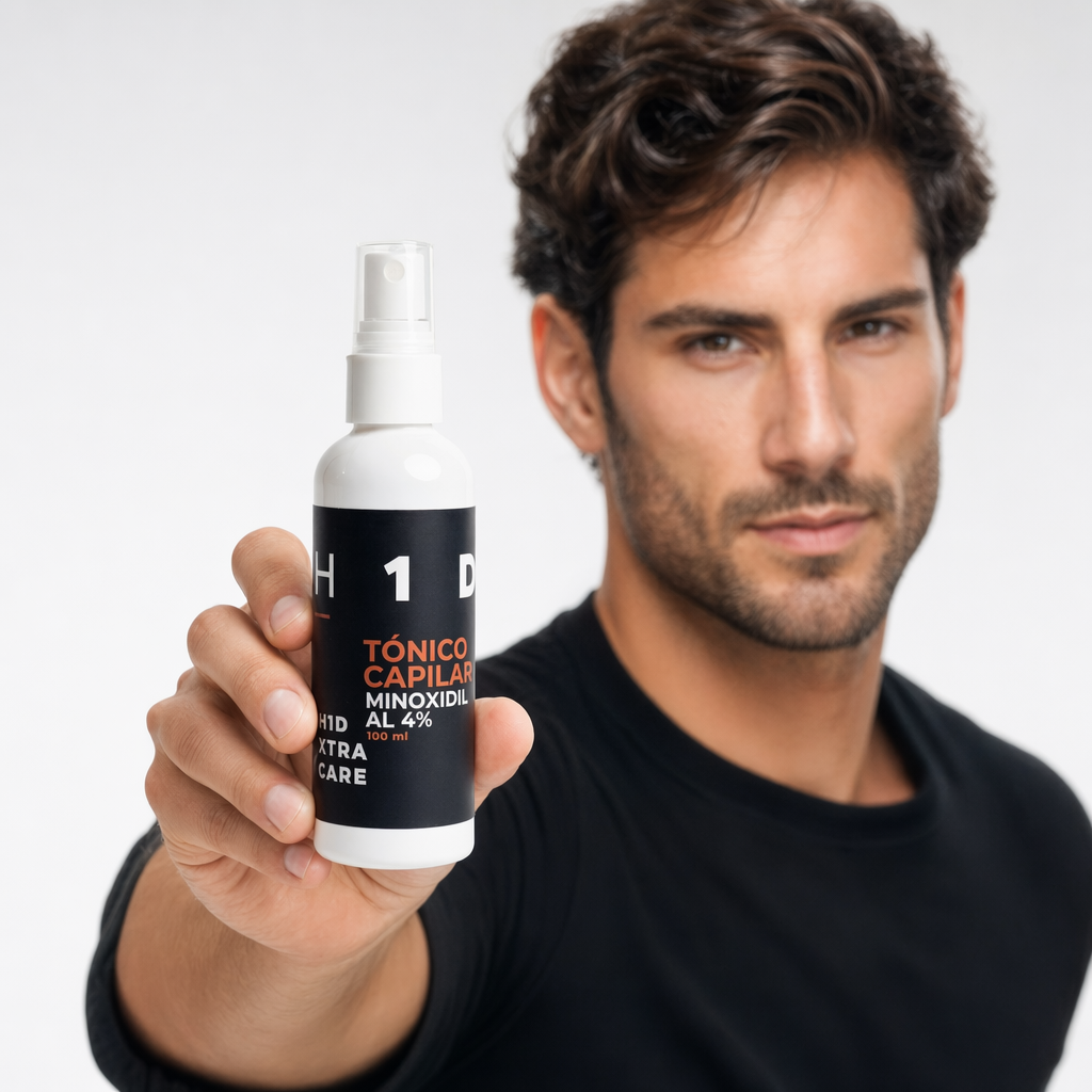 Tónico Capilar con Minoxidil 4% Hair In 1 Day | Tratamiento Anticaída y Crecimiento 100 ml - Image 2