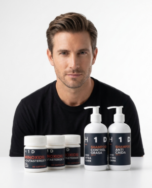 Kit Tratamiento Capilar Oral H1D XTRA CARE 6 Meses | Minoxidil + Dutasteride y 2 Shampoos de Regalo - Image 5