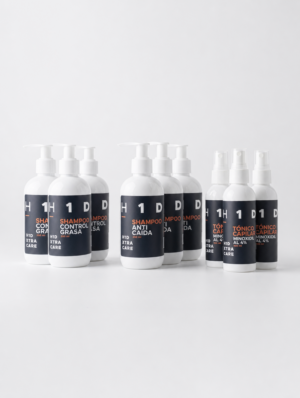 Kit Tratamiento Tópico Completo H1D XTRA CARE 3 Meses | Anticaída, Control Grasa + Tónico con Minoxidil y 3 Productos de Regalo - Image 3