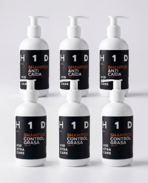 Kit Tratamiento Tópico H1D XTRA CARE 3 Meses | Anticaída + Control Grasa y 2 Shampoos de Regalo - Image 4